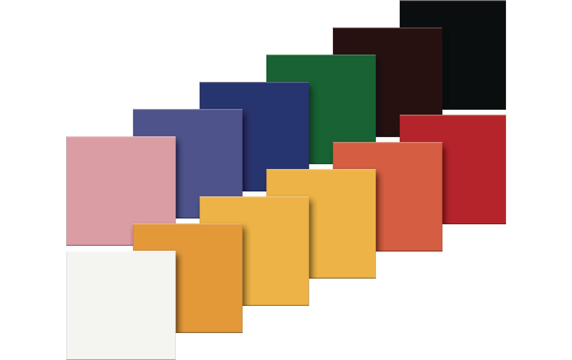 Verzierwachs Basic 4 100 x 100x 0.5 mm MehrfarbigWachsplatten, 12 Stück