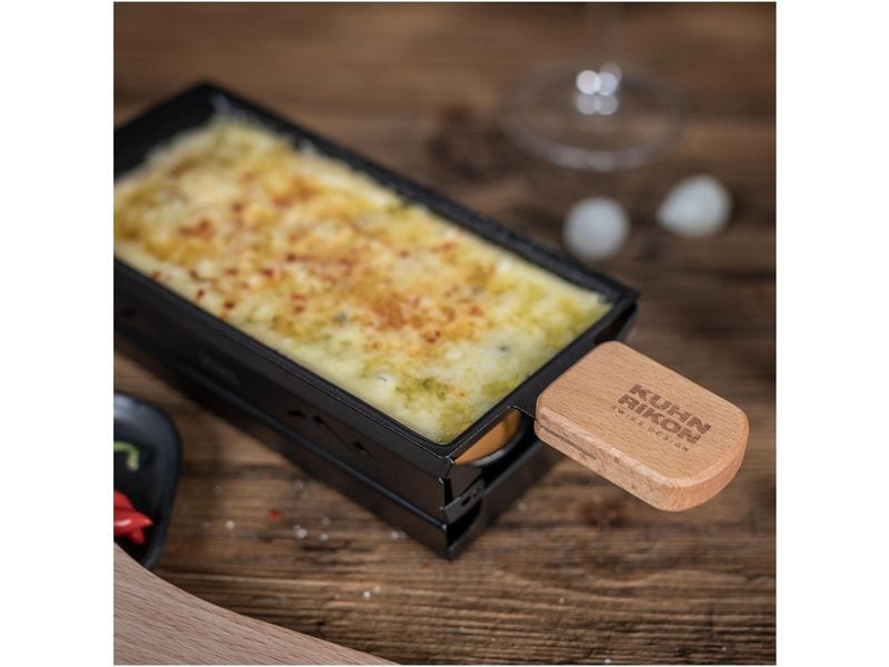 Kuhn Rikon Teelicht-Raclette Mini Berge Schwarz Raclette-Set