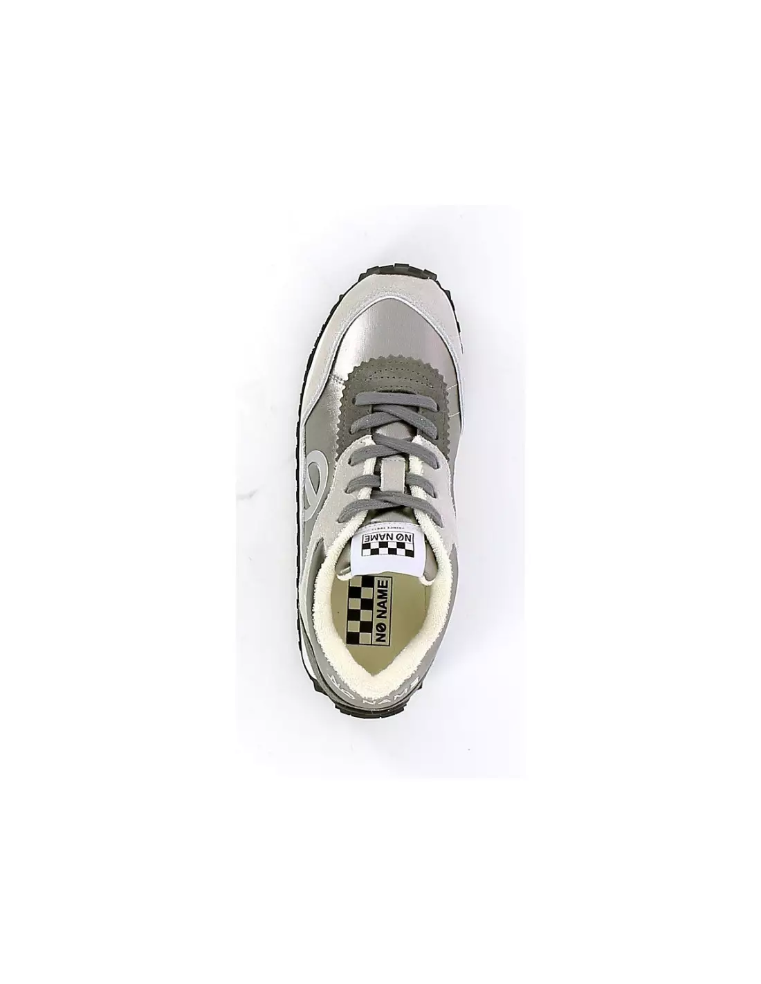 NO NAME PUNKY JOGGER - Baskets Carbonelightgrey