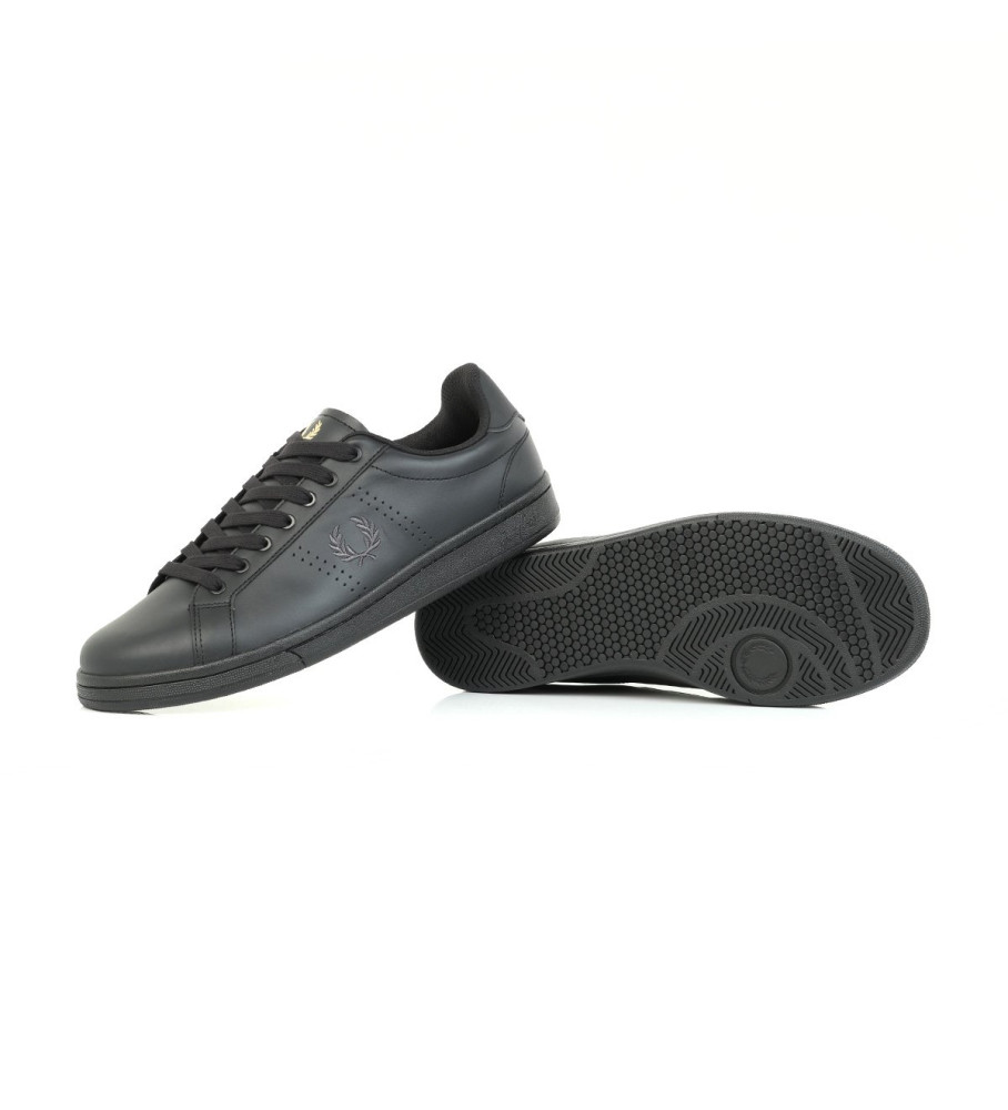 Tênis de couro Fred Perry B721 preto