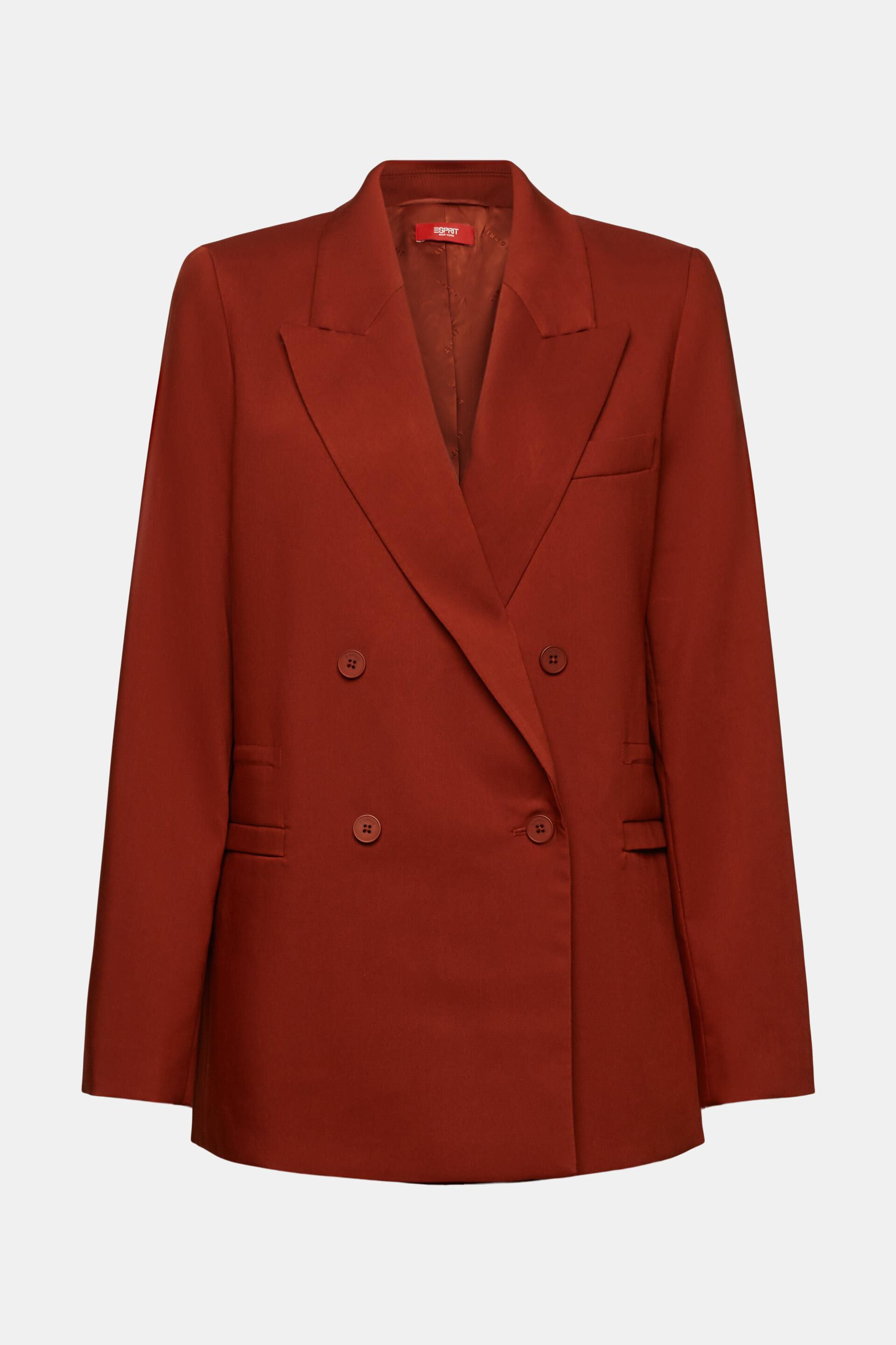 Veste de tailleur à boutonnage croisé oversize
