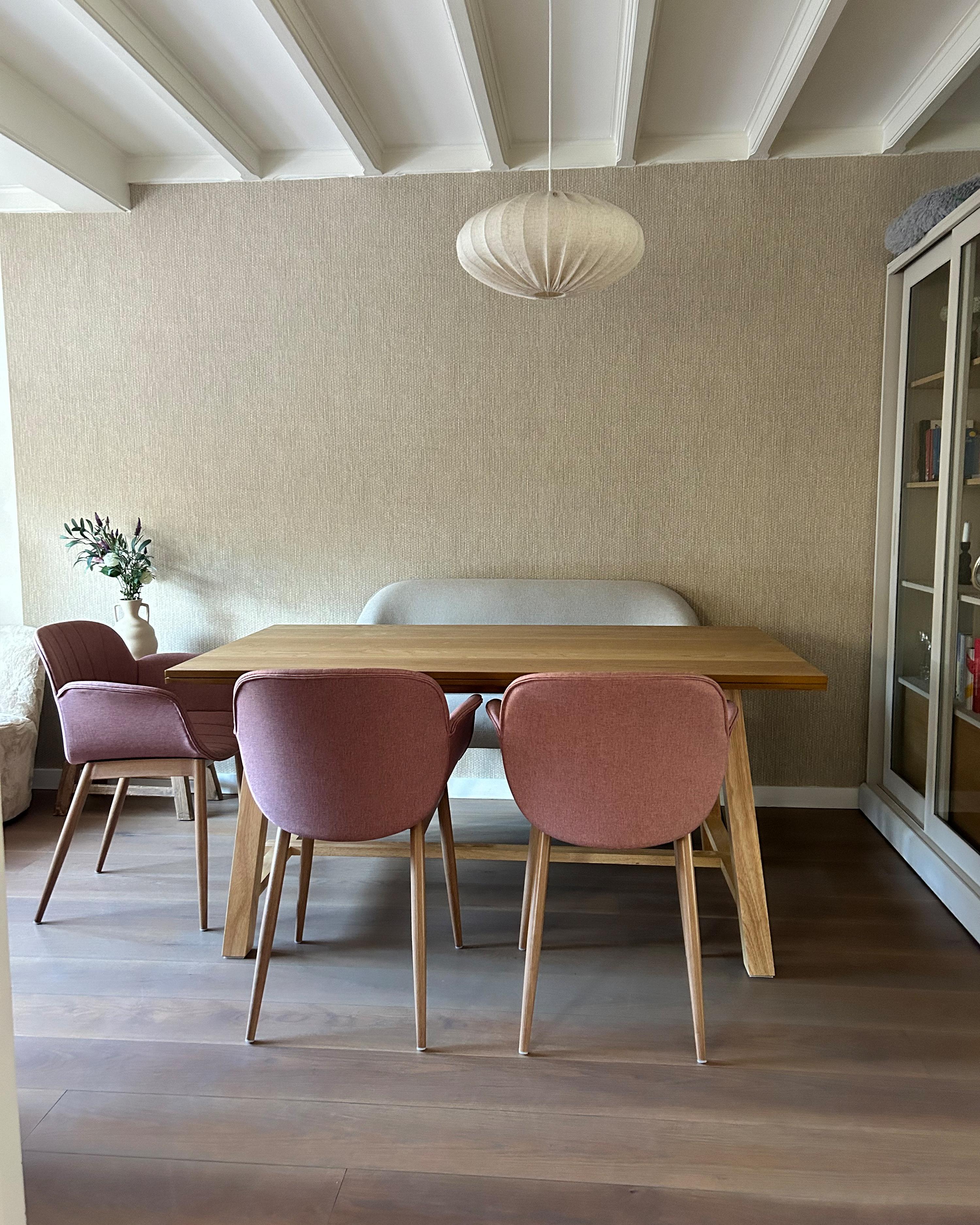 Gestoffeerde bank 2-zits OSBY Stof Lichtbeige
