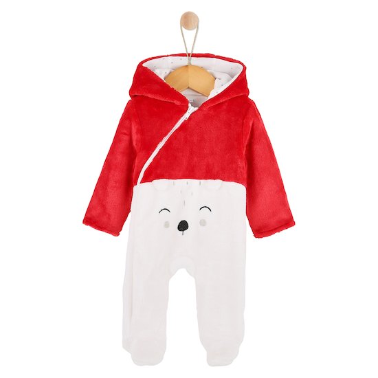 Noël Surpyjama   rouge et blanc        de               P'tit bisou