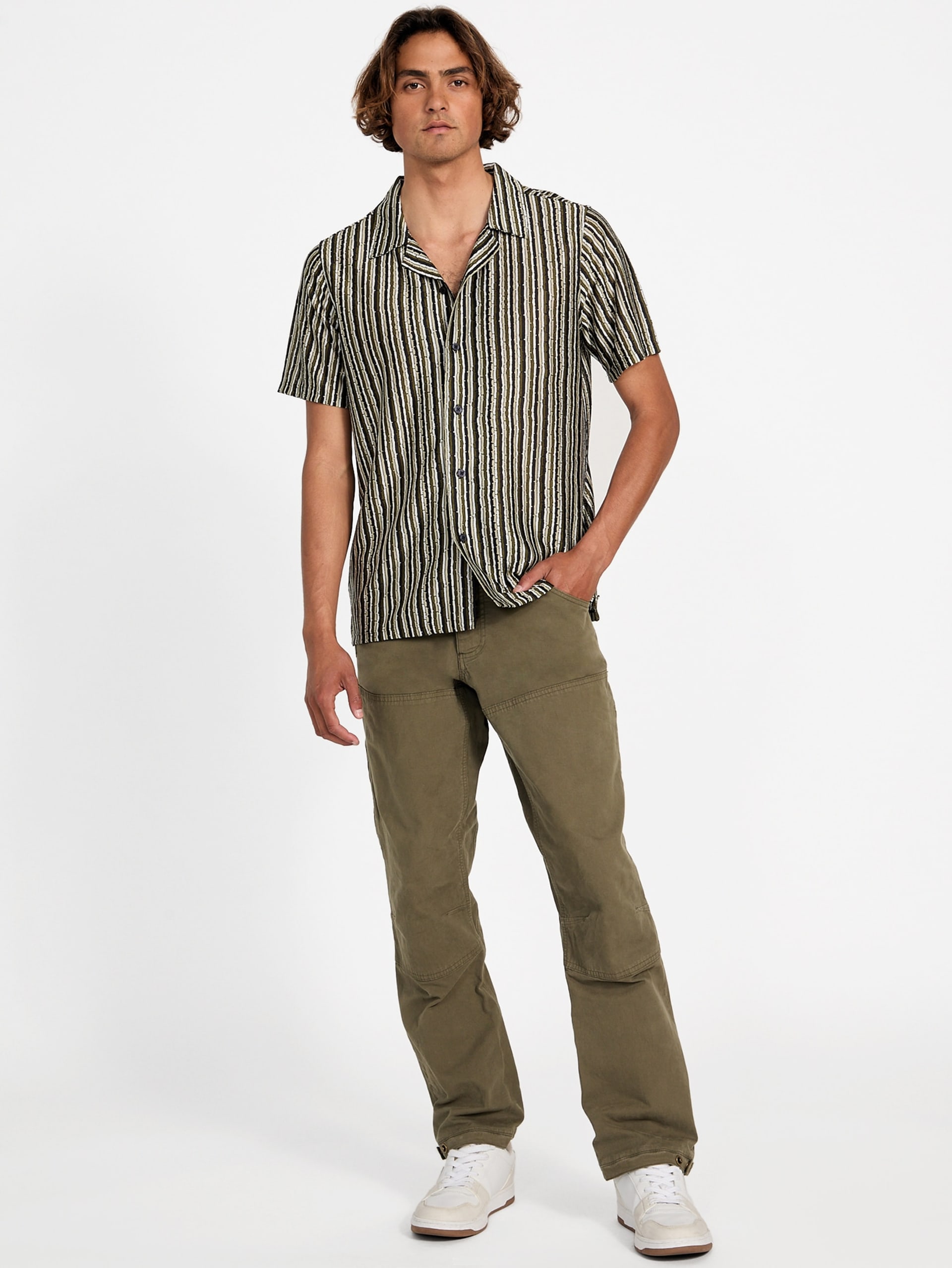 Camisa Wyatt Stripe Resort