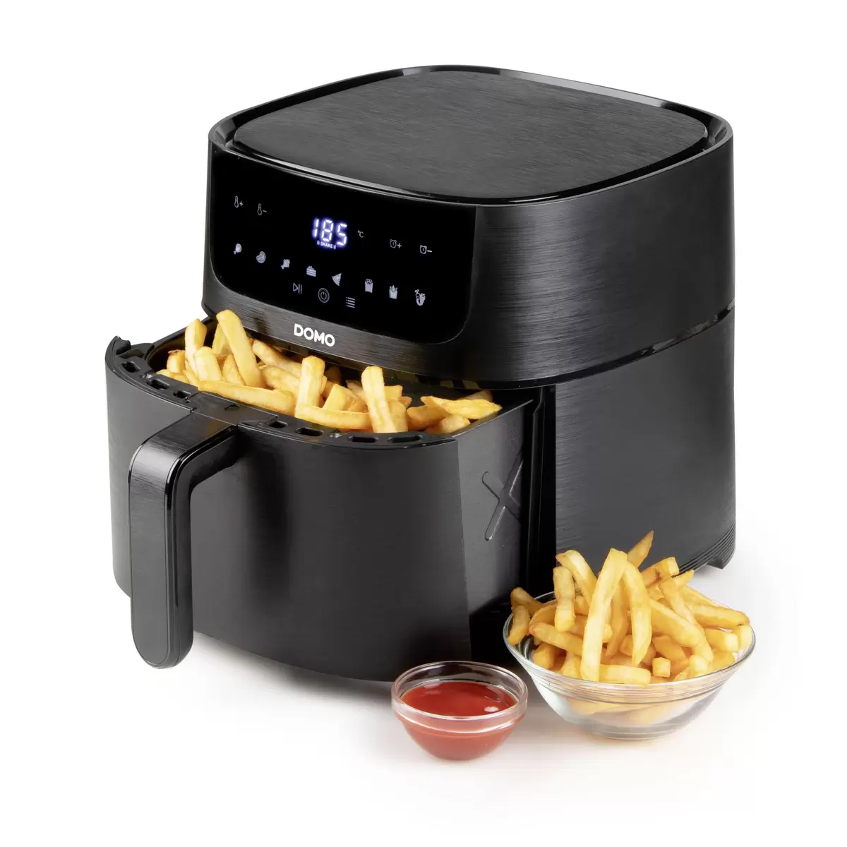 Fritteuse Heissluft Domo DO539FR Schwarz