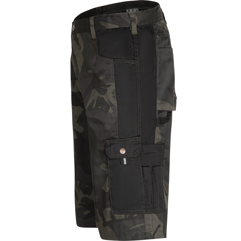 Cerva werkshort camouflage L groen