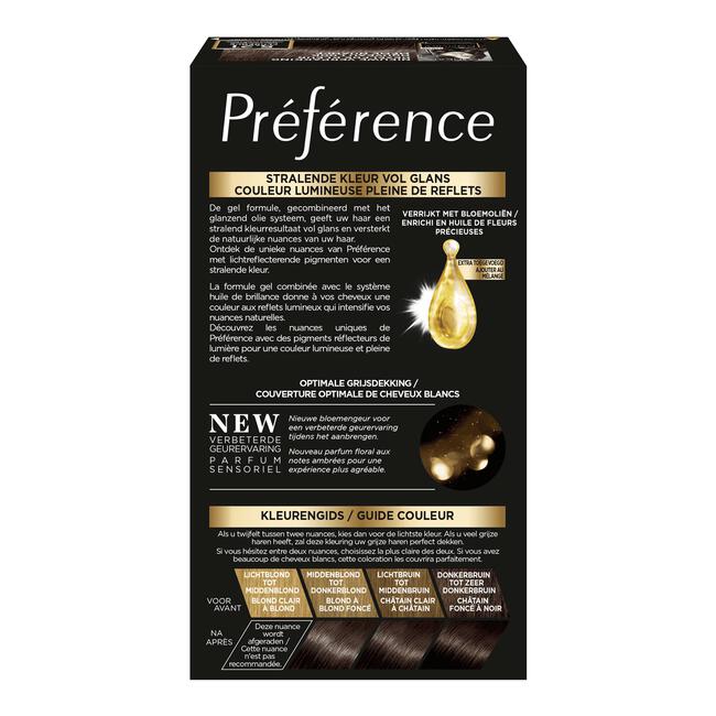 L'Oréal Paris Préférence 5.21 Koel lichtbruin