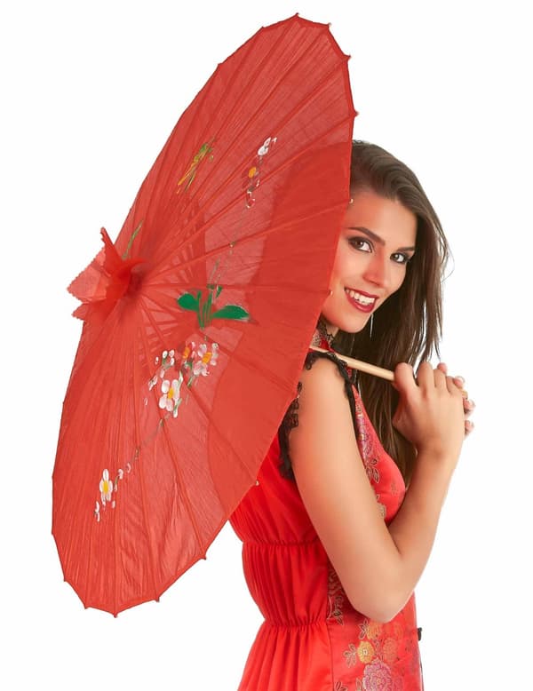 Kinesisk paraply 84 cm.Size-One size