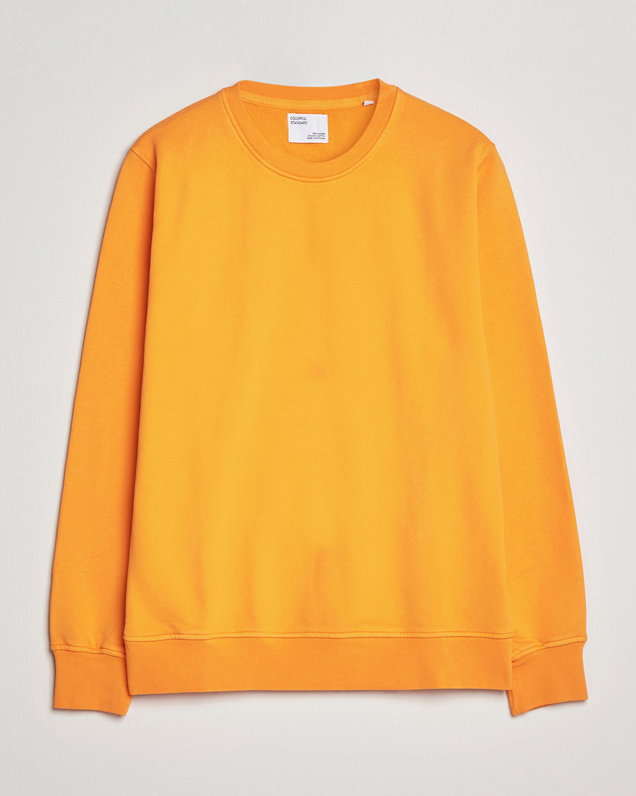 Colorful Standard Classic Organic Crew Neck Sweat Sunny Orange