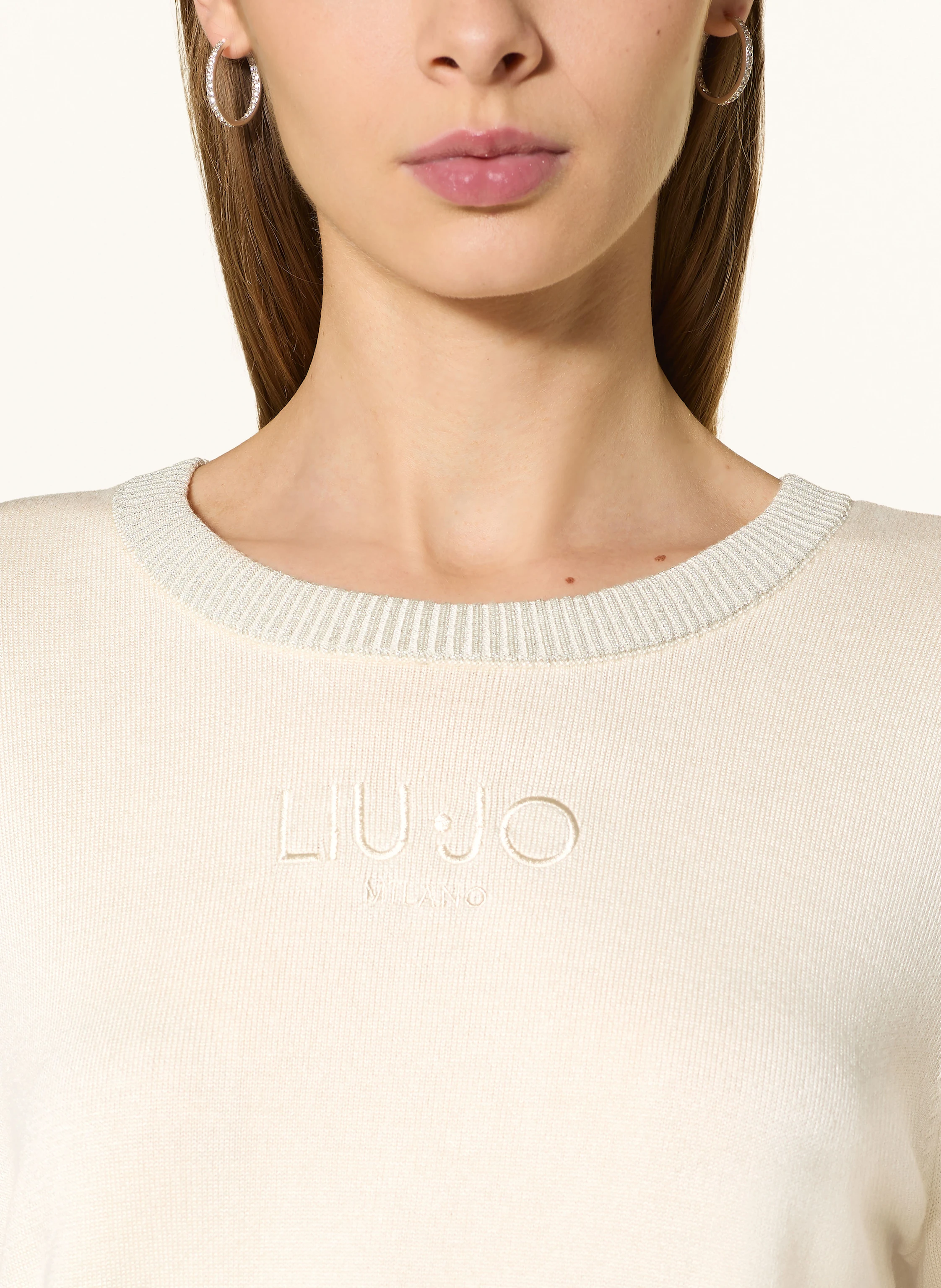 LIU JO Pullover mit Glitzergarn