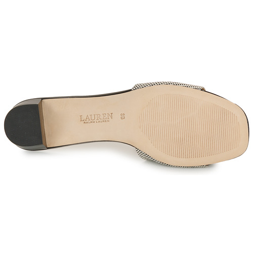 Lauren Ralph Lauren - FAY LOGO-SANDALS-FLAT SANDAL Negro / Beige