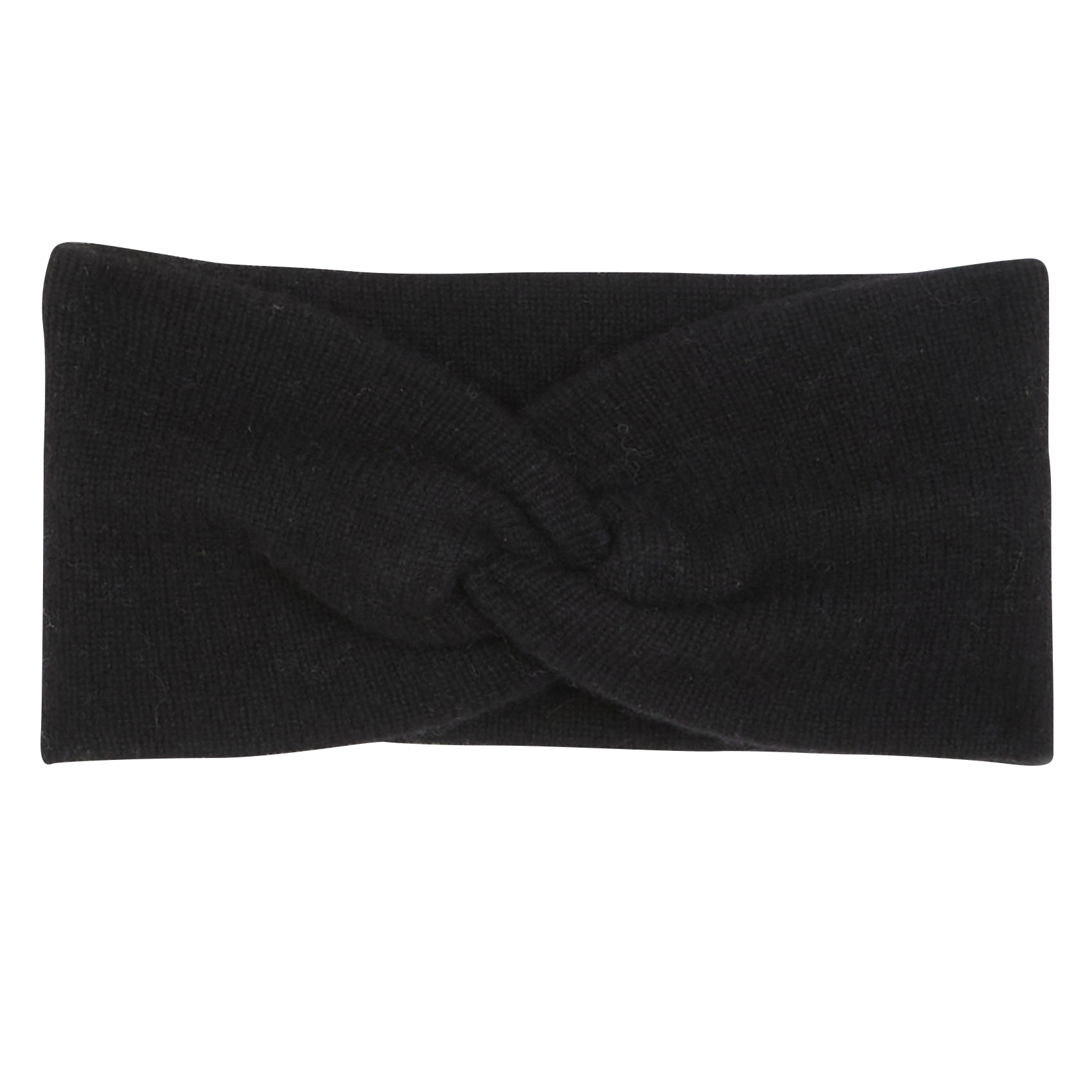BRUCE - Head band en cachemire | Noir