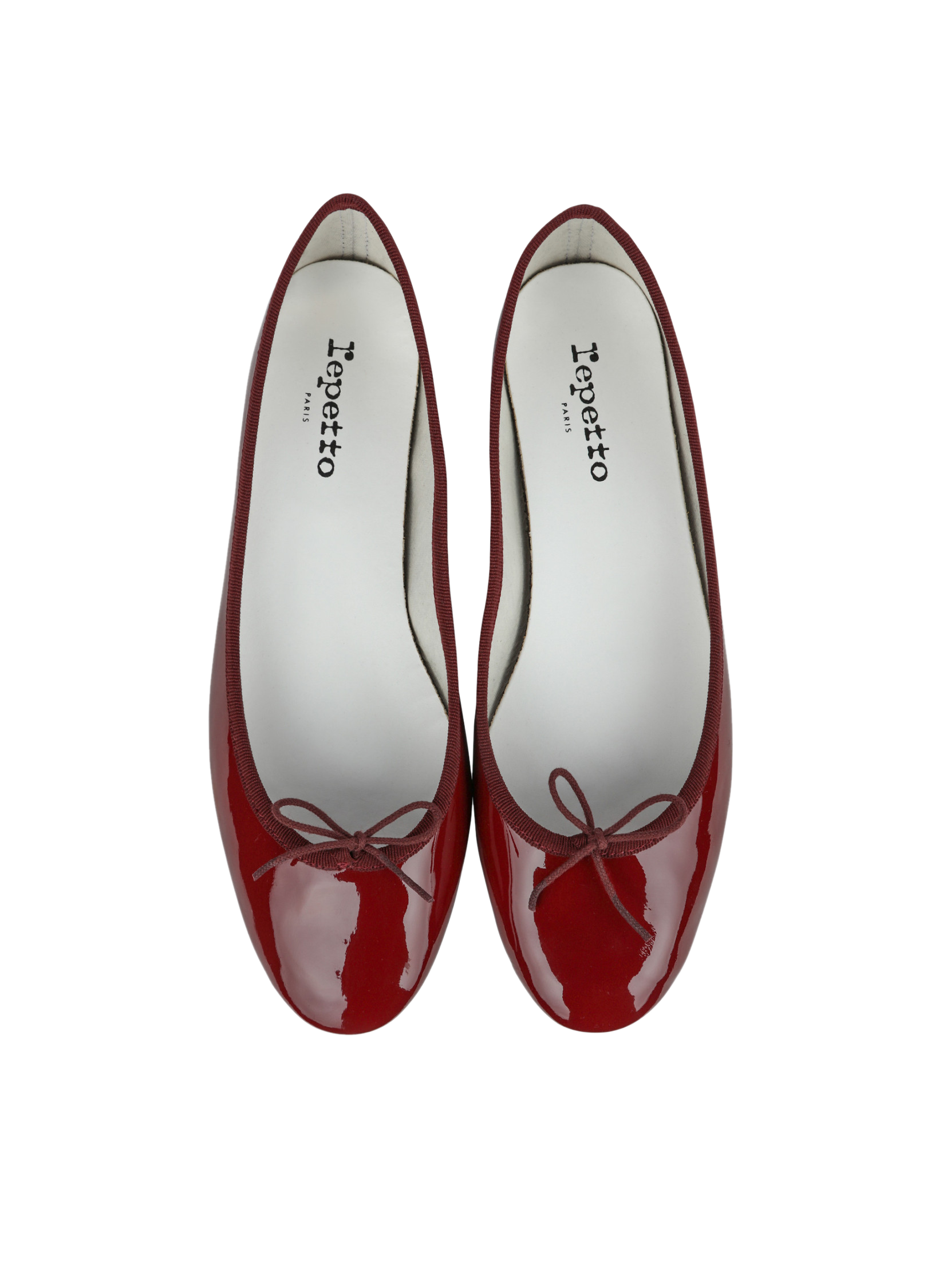 CENDRILLON - Ballerines en cuir vernis | Rouge