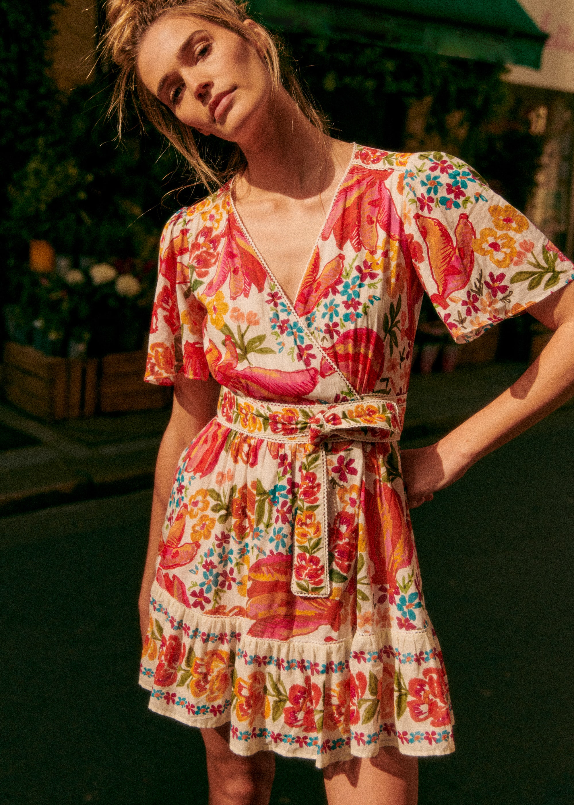 Robe Kalhila - Sézane x FARM Rio - Banana riscada - E-SHOP/ROBES 5905189