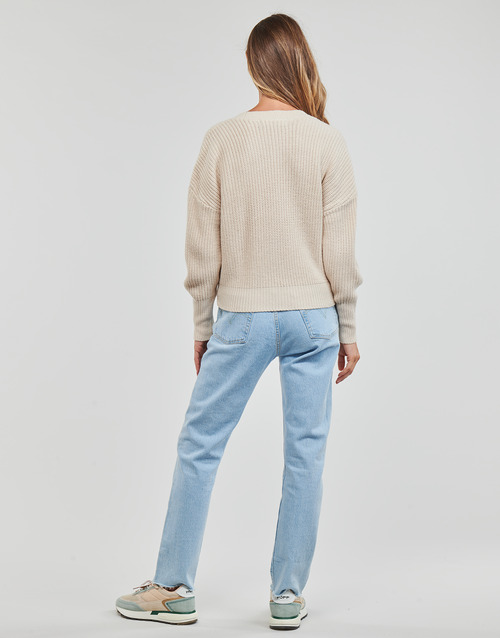 Vero Moda - VMLEA LS V-NECK CUFF CARDIGAN NOOS - Ecru