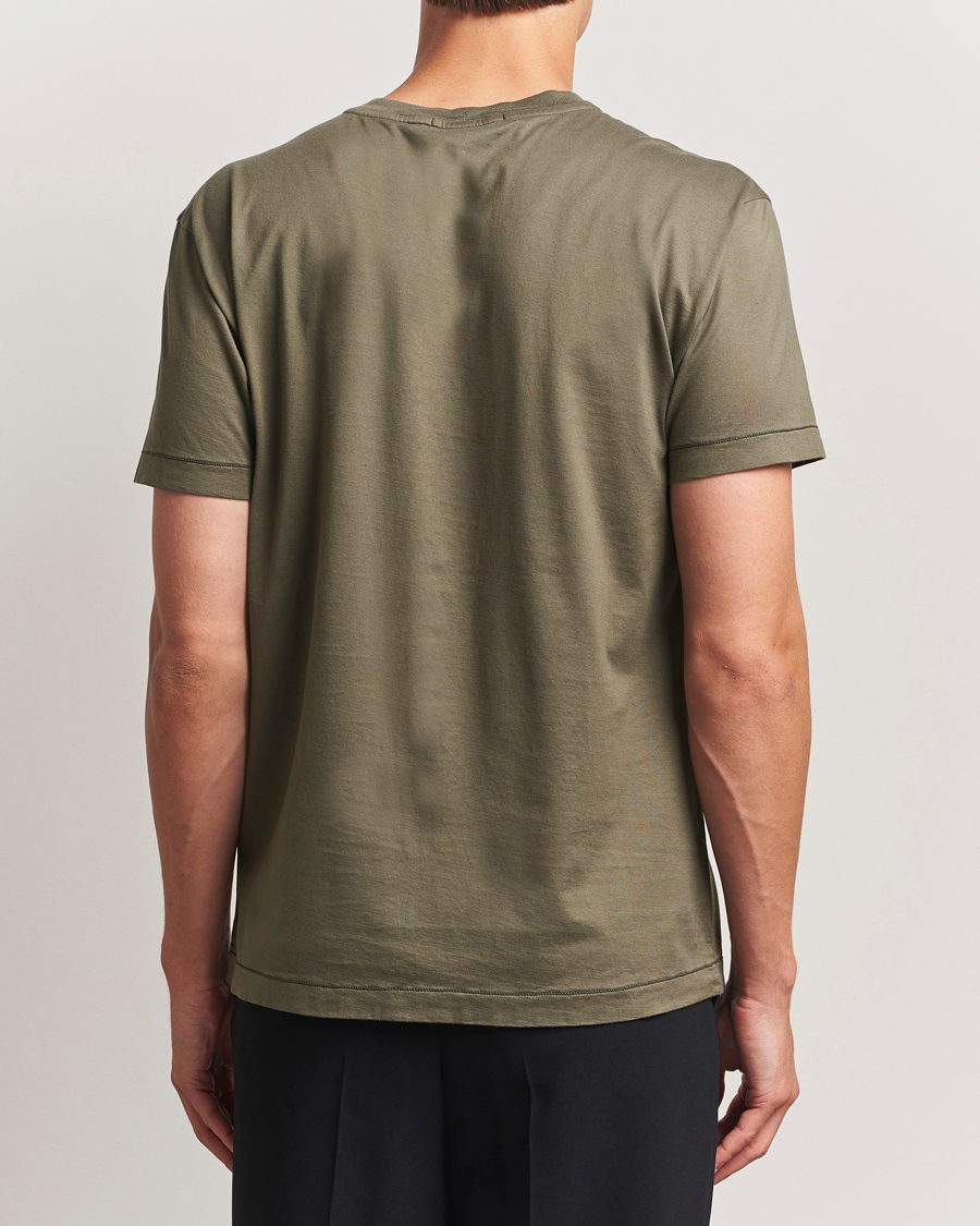Stone Island Garment Dyed Cotton Jersey T-Shirt Military Green