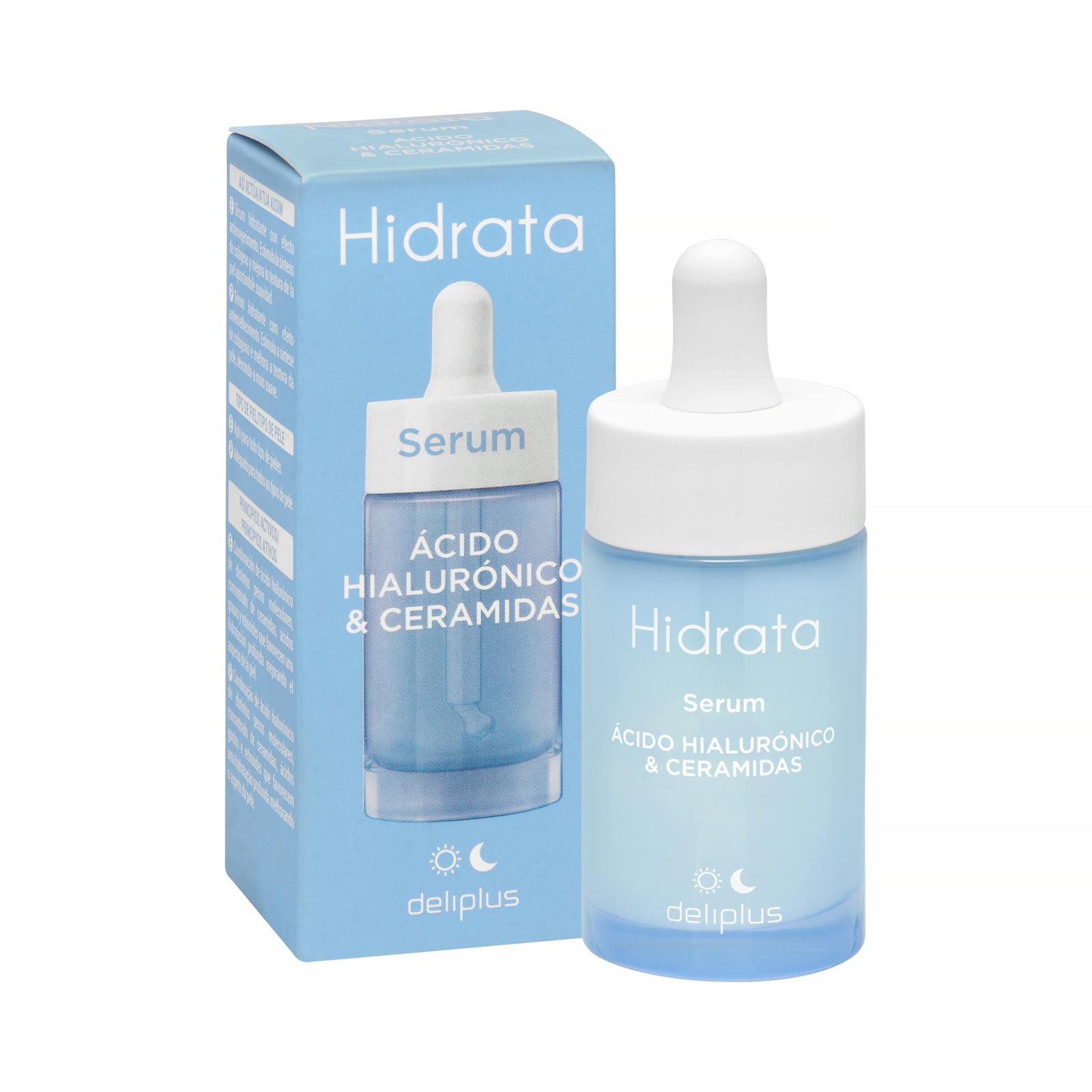 Sérum visage Deliplus Hydrate à l'acide hyaluronique et aux céramides