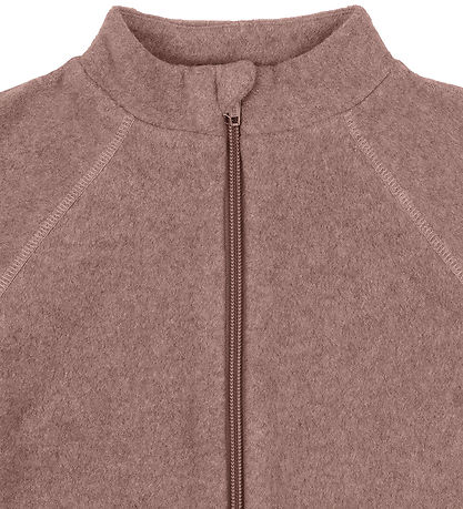 Mikk-Line Fleecejacke - Burlwood Melange