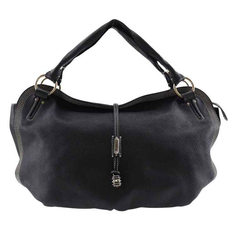 Celine Vintage Celine Handbag Black