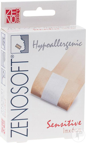 Zenosoft Sensitive Pansement Hypoallergénique 1m x 6cm Pièce 1