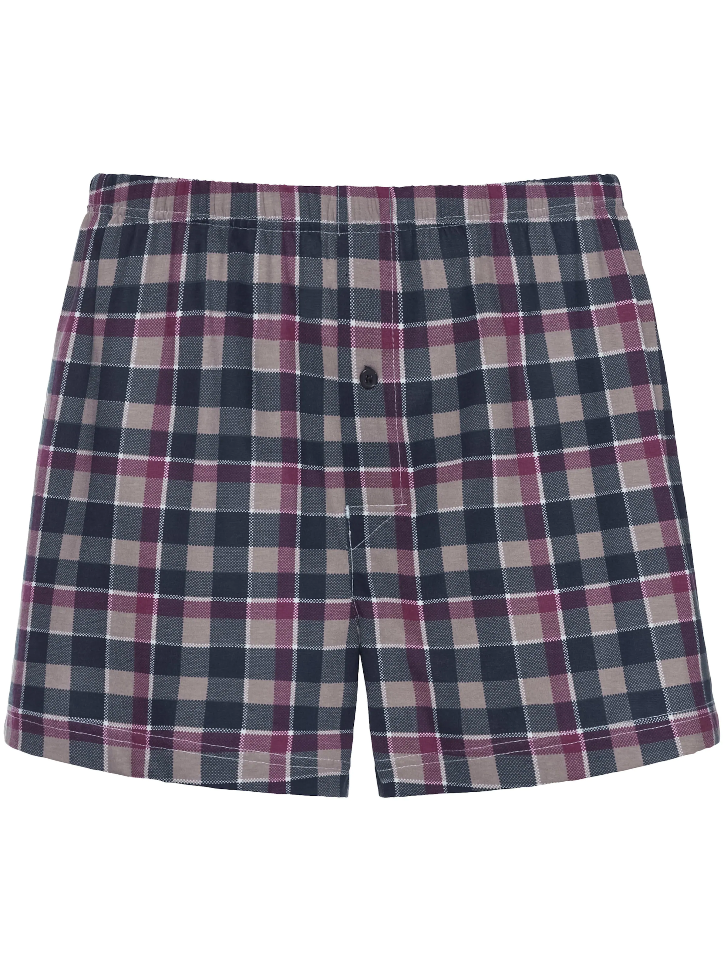 wäschepur men Boxershorts in blau-kariert