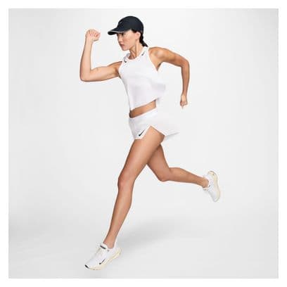 Débardeur Crop Nike AeroSwift Blanc Femme