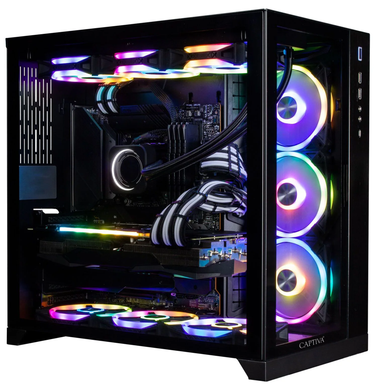 Captiva PC Ultimate Gaming I70-953 | Intel Core i9-12900KF | 64GB DDR5 RAM | NVIDIA RTX 4090 24GB GDDR6X | SSD 2TB M.2 NVMe | Windows 11 Home