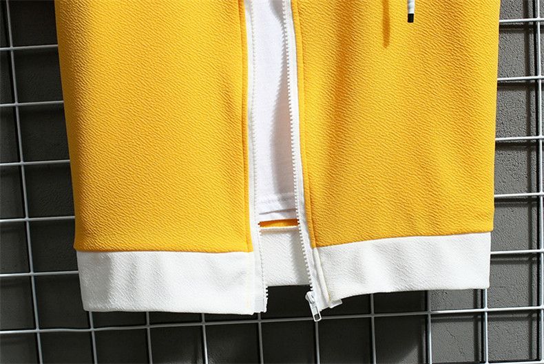 Wescosso - Set: Cardigan Sweatshirt + Sweat Shorts