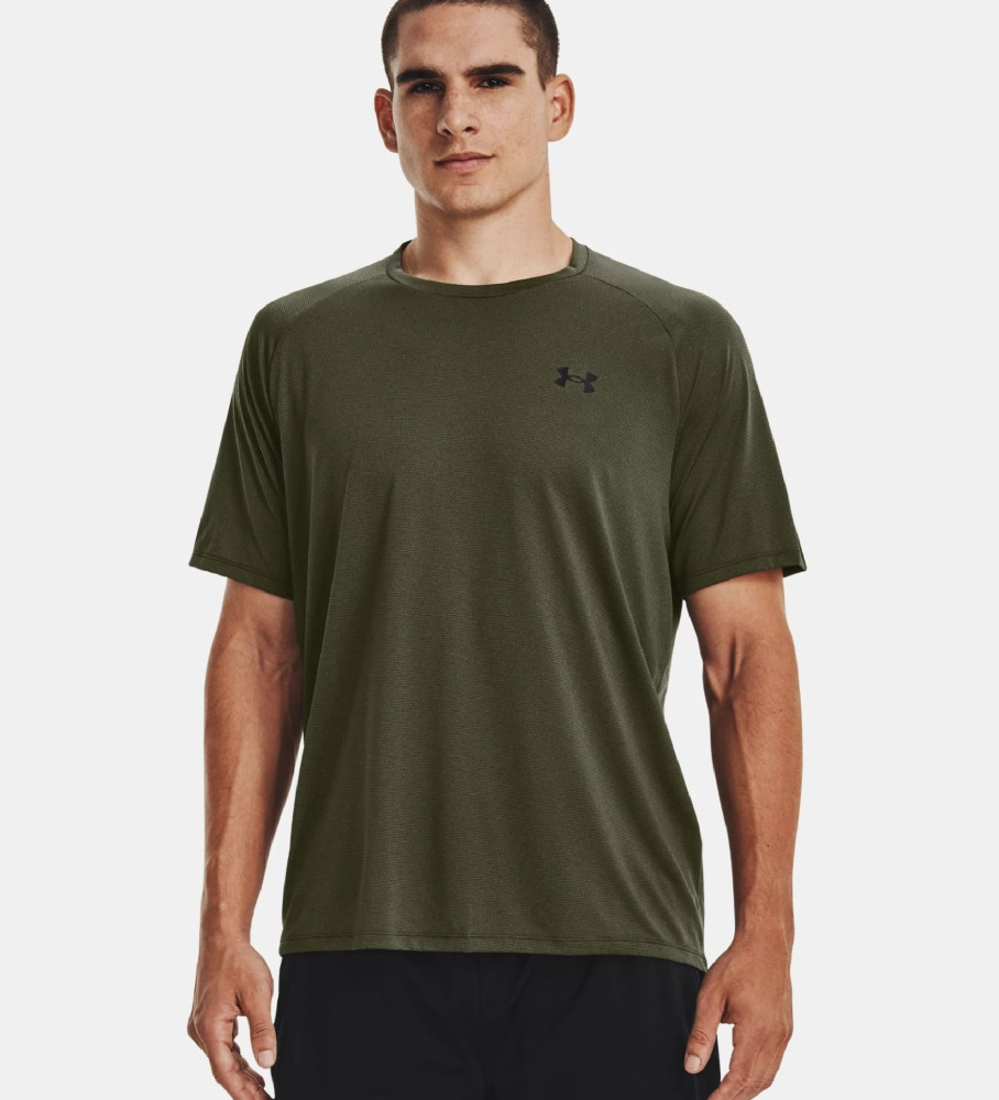 Camiseta de manga curta texturizada Under Armour UA Tech 2.0, verde