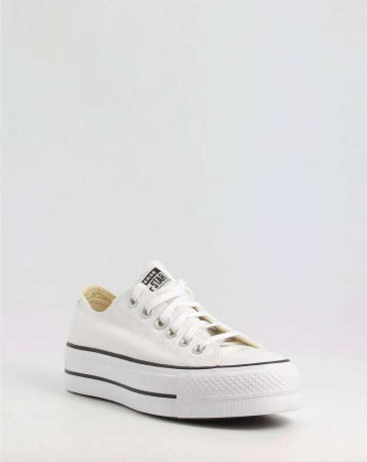 Converse Chuck Taylor All Star Platform Low Dames Schoenen White Textil Foot Locker