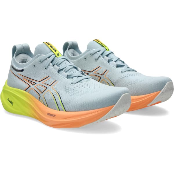 Chaussure running ASICS GEL-NIMBUS 26 PARIS COOL GREY/SAFETY YELLOW