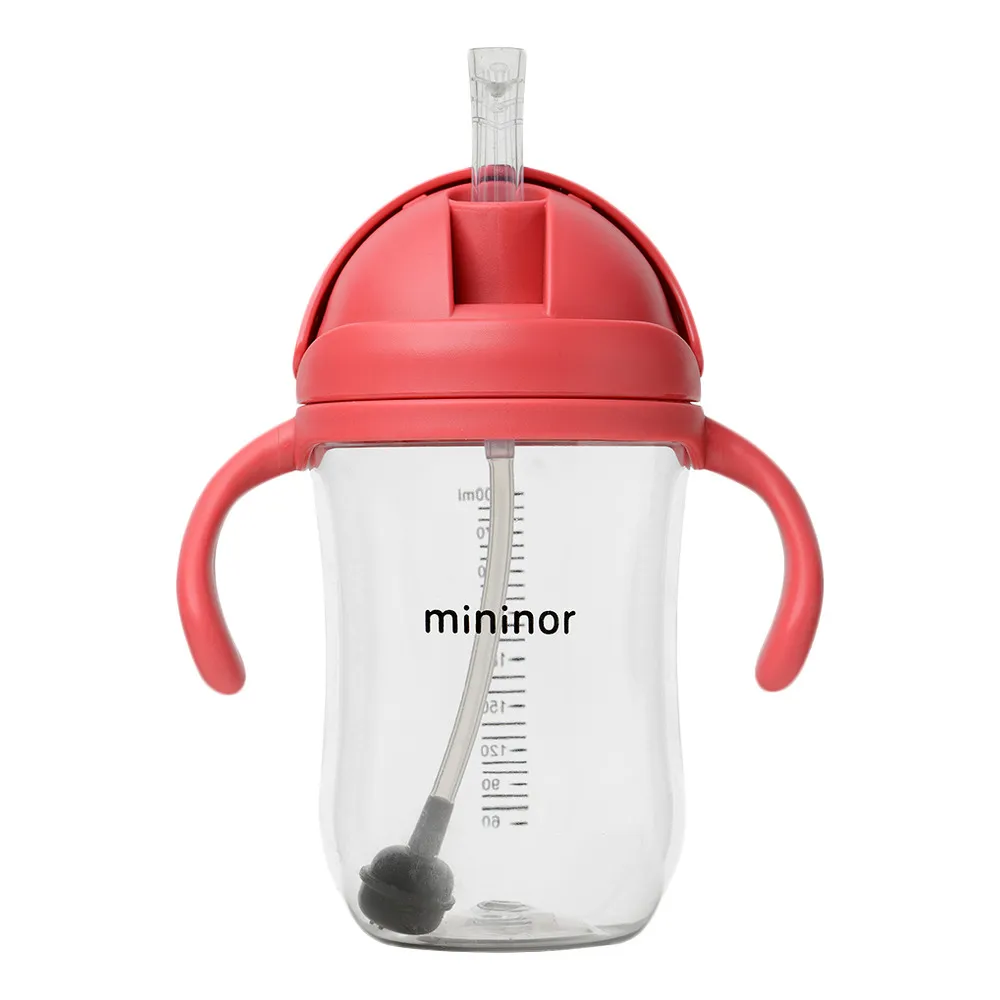 Mininor sugerørskop Rabarber - 330 ml.