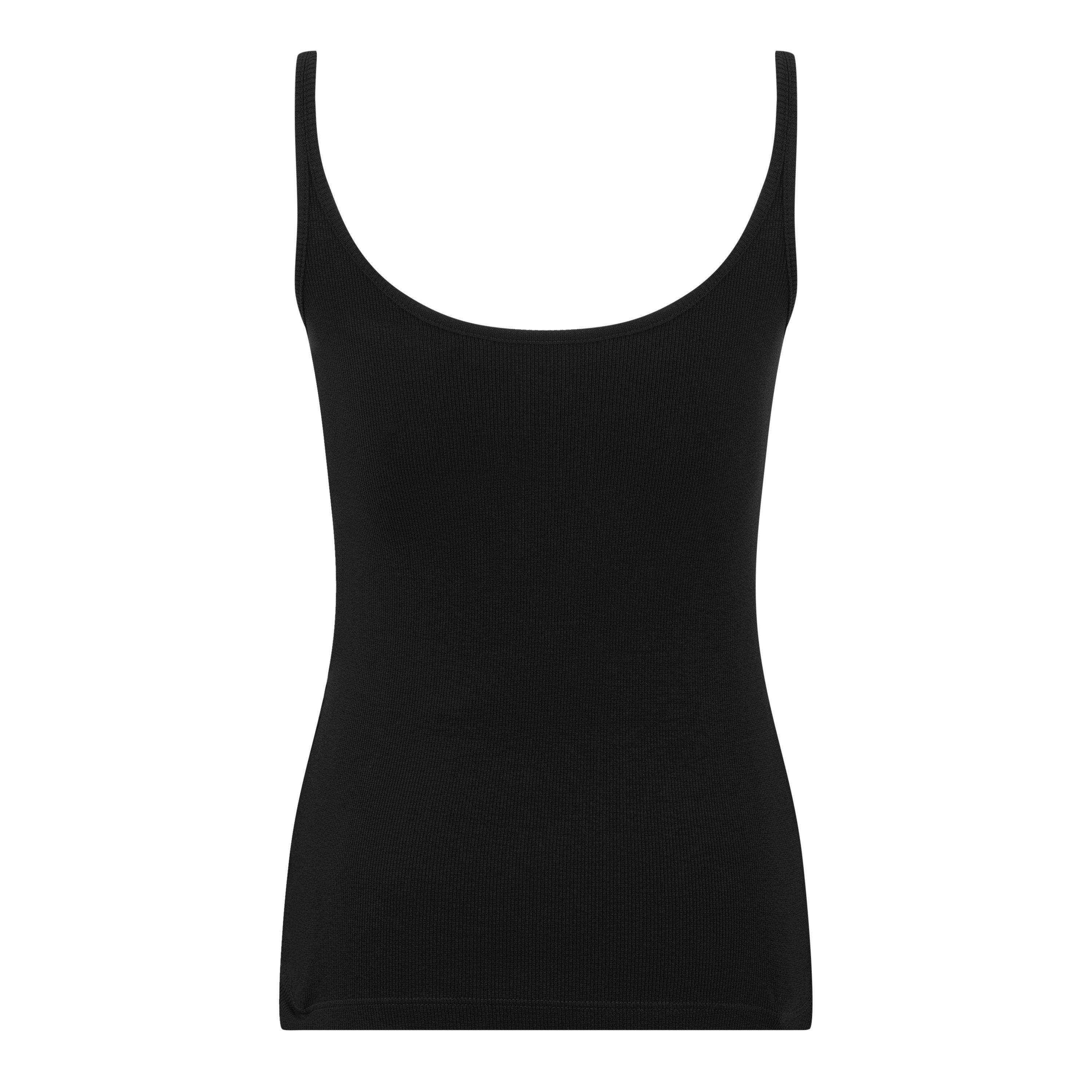 Off White Scoop Tank Top