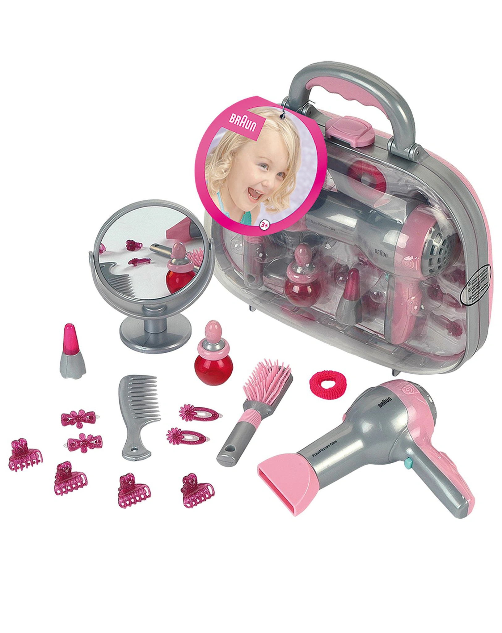 Frisier-Zubehör BEAUTYCASE mit Föhn und Zubehör