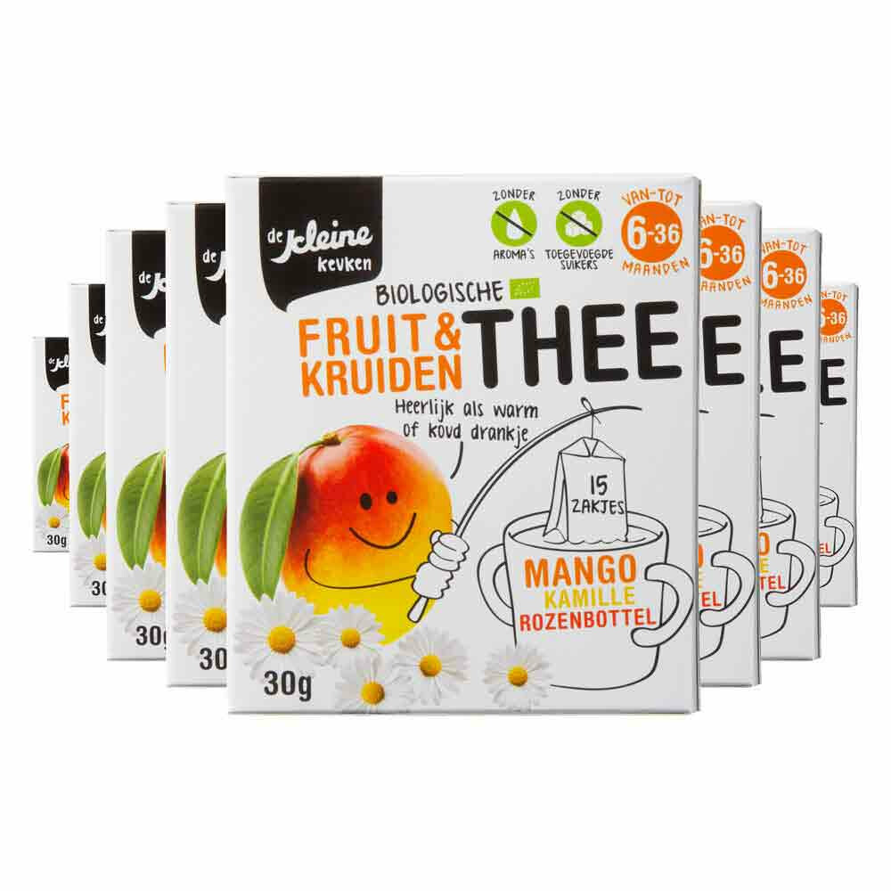 8x de Kleine Keuken Bio Mango Thee 30 gr