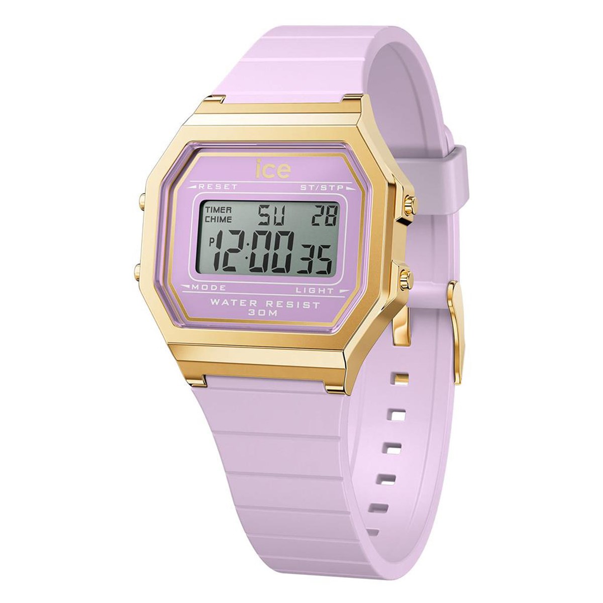 Montre femme Ice Watch Ice Digit Retro- Lavender petal