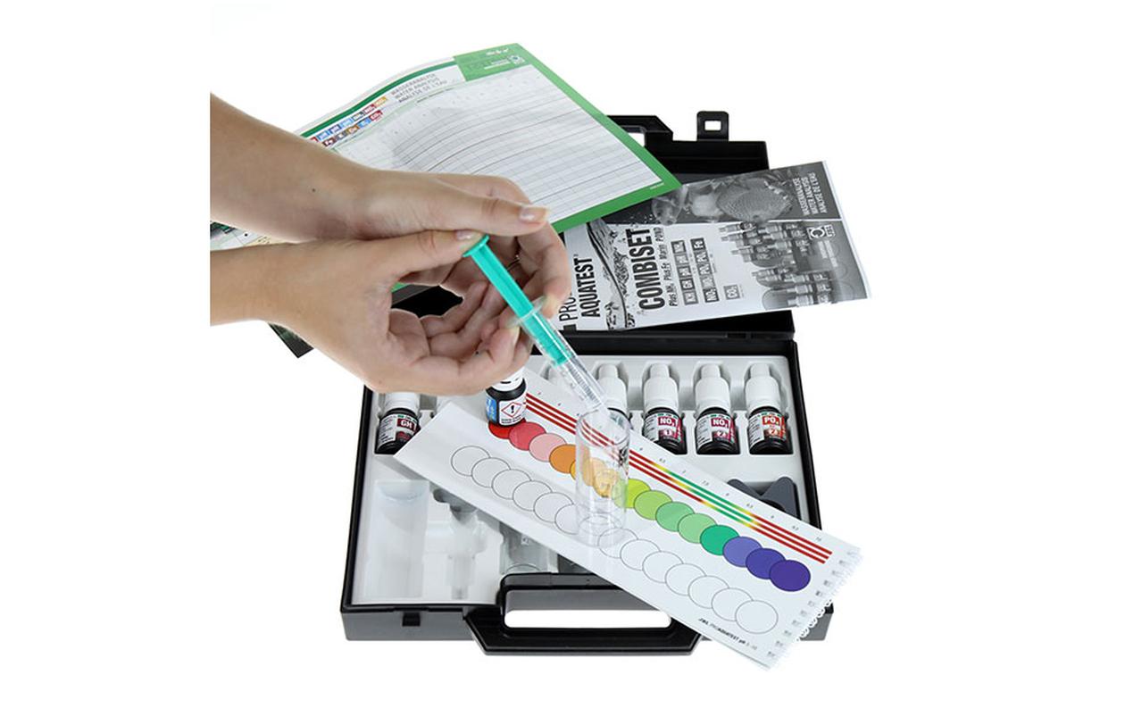 Wassertest ProAquaTest Combiset PondTestkoffer für Wasseranalysen im Koi- und Gartenteich