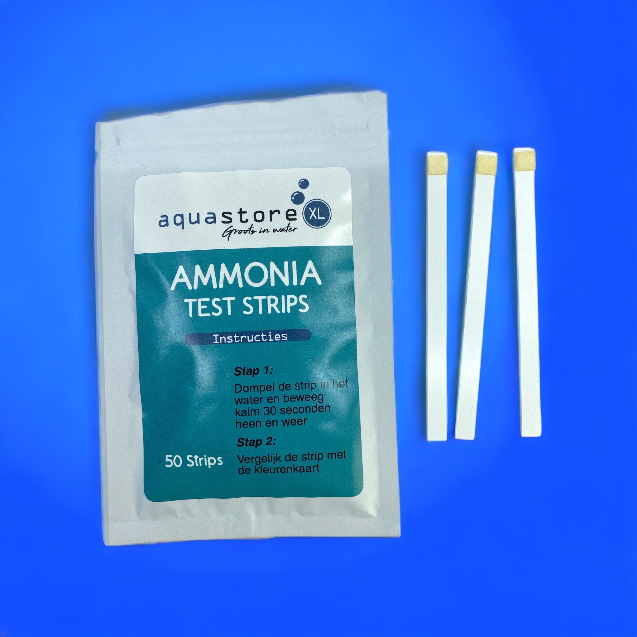 AquastoreXL Ammonia NH3/NH4 teststrips (50 stuks) | Aquarium
