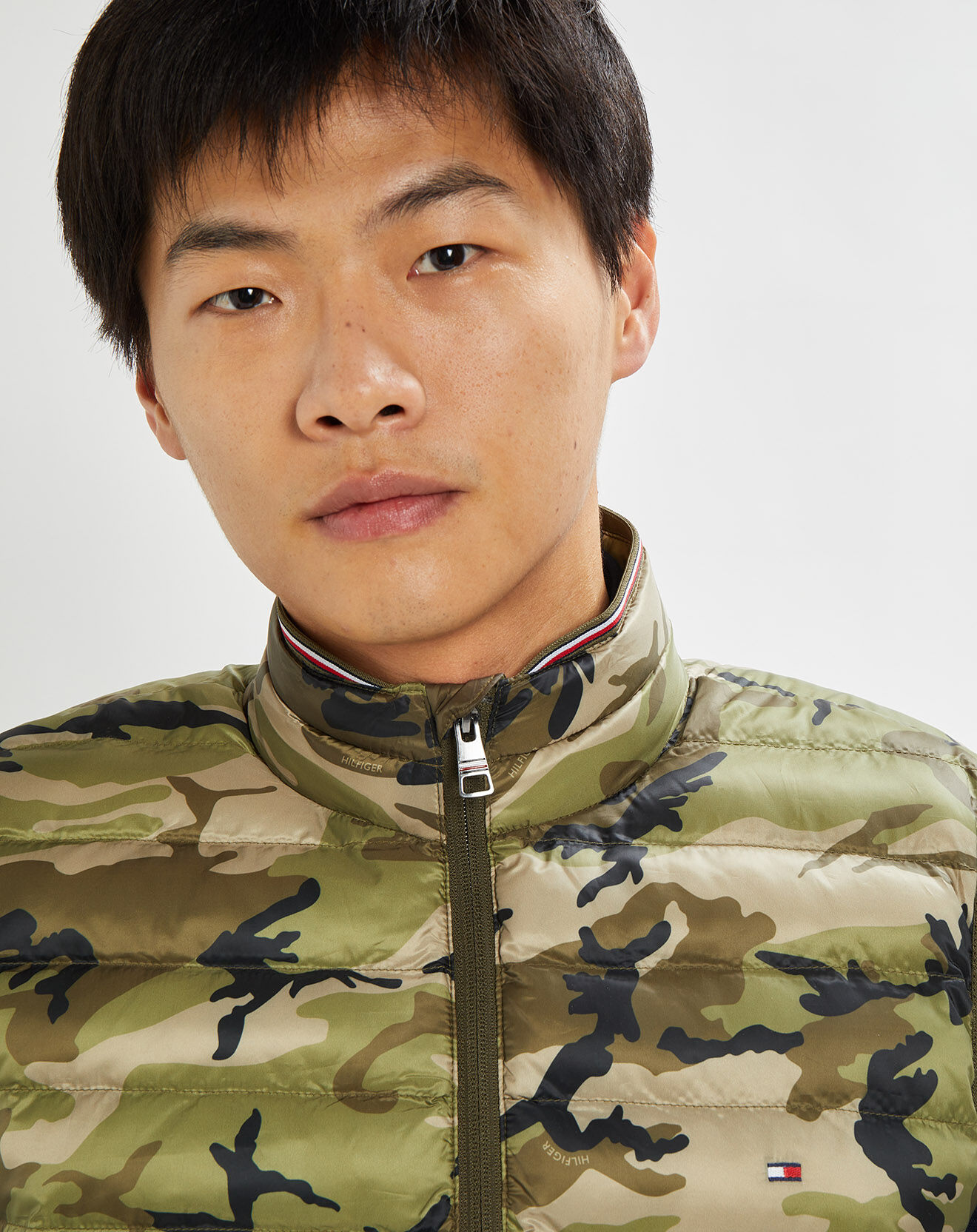 Tommy Hilfiger Doudoune sans manches Packable Recycled camouflage kaki
