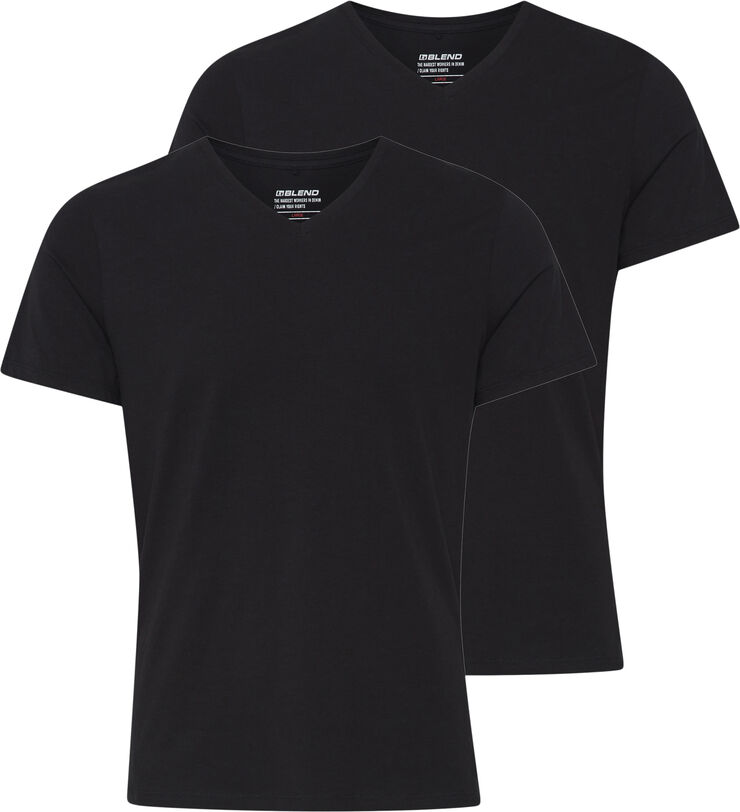Blend BHDinton V-neck tee 2-pack NOOS Black