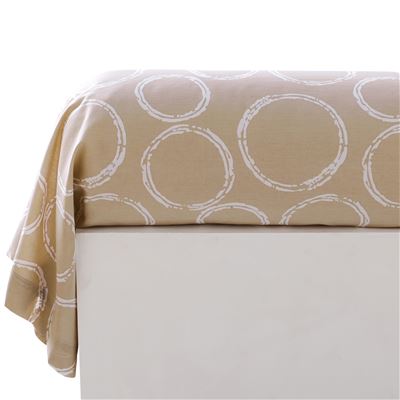 Linge de lit polycoton rayures et cercles - BECQUET CRÉATION