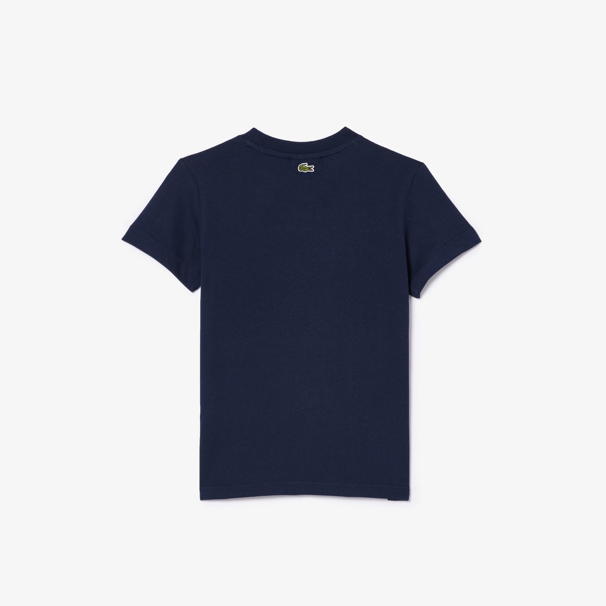 T-shirt avec imprimé siglé en jersey de coton T-Shirts & Chemises - Bleu - Lacoste - Garçon