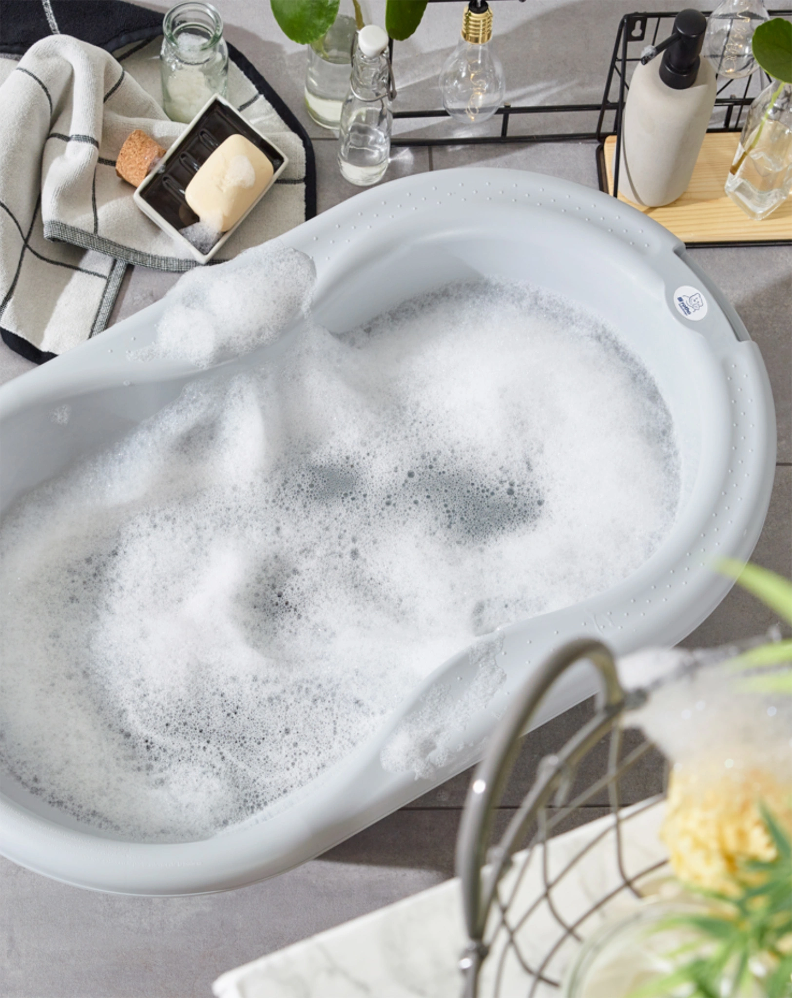 Baby-Badewanne TOP (44,5x22) in grau