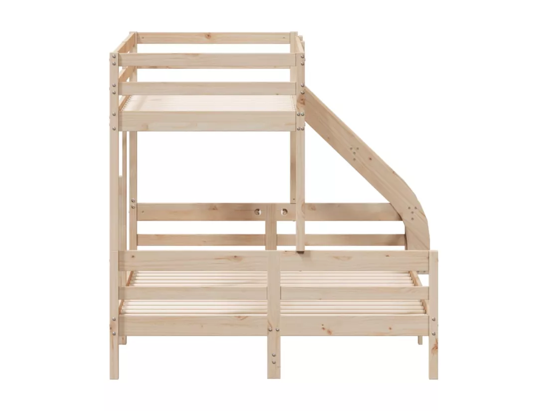 Lit superposé 90x200-140x200 bois de pin massif