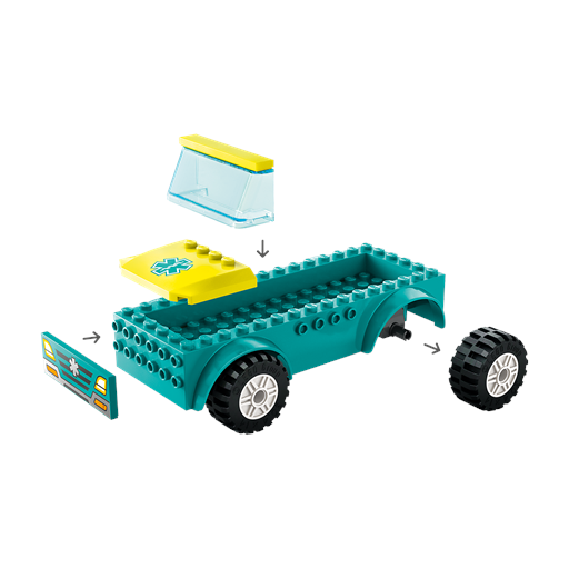LEGO City Ambulance Og Snowboarder - 60403