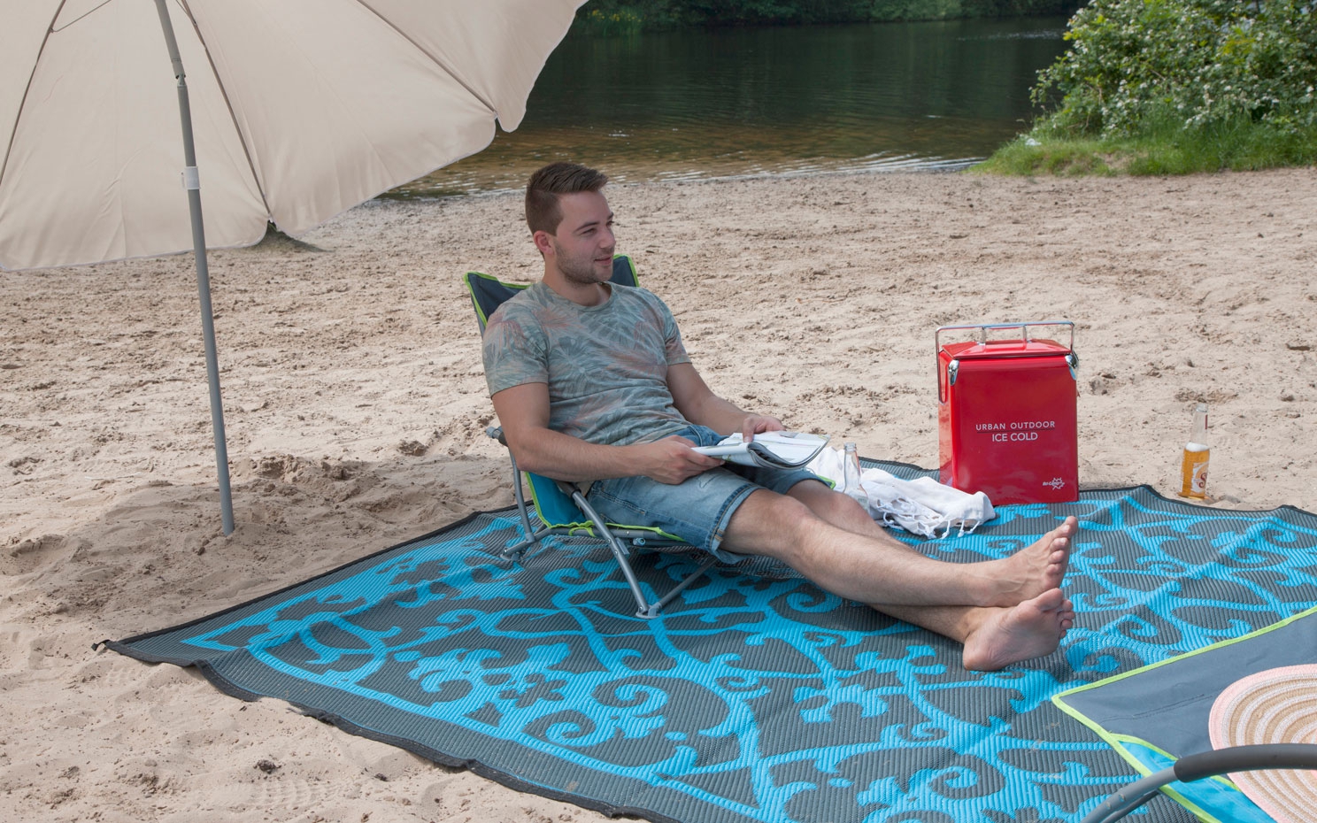 Bo-Camp Azure Outdoormatte 200 x 180 cm