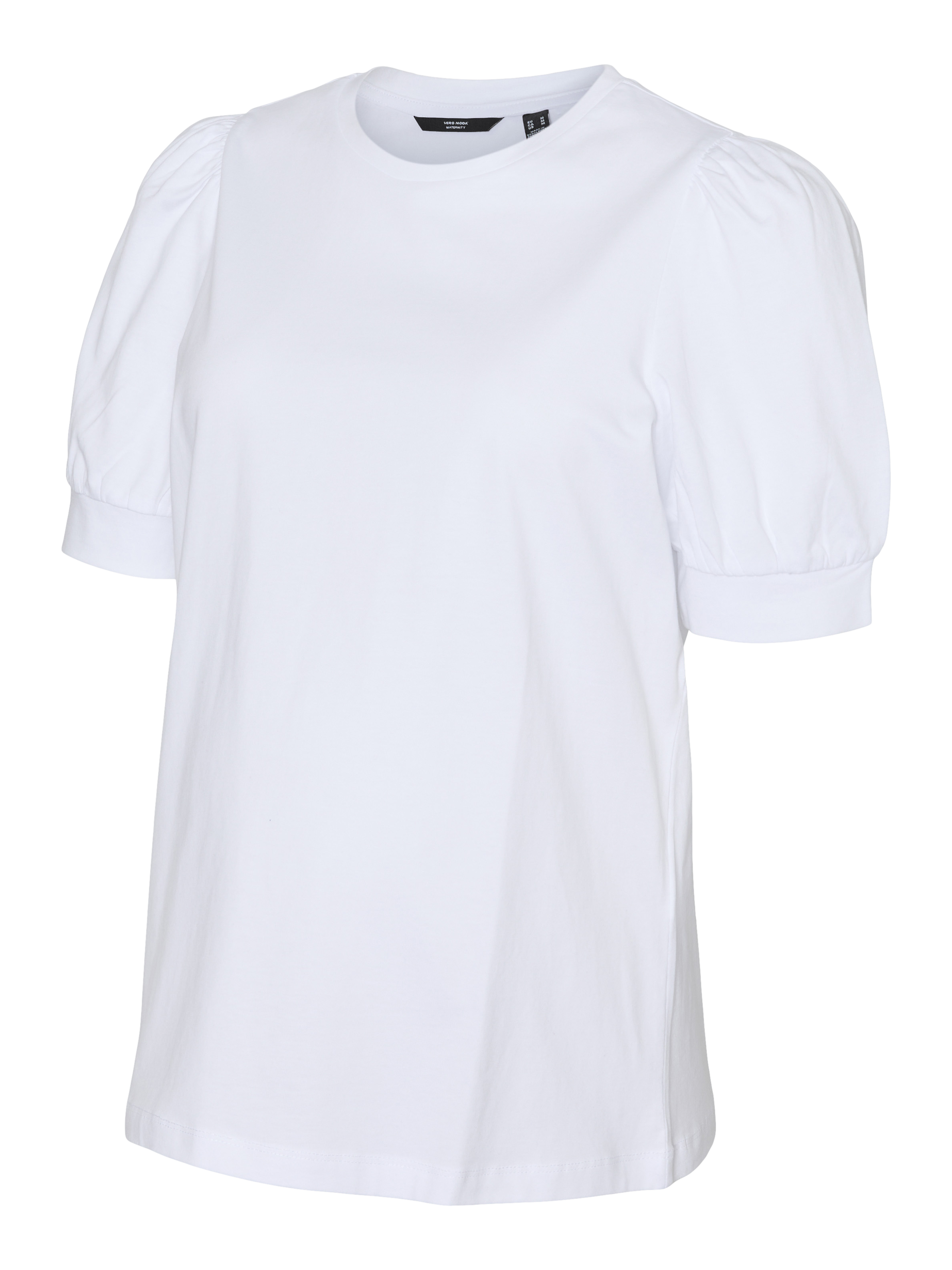 Regular fit O-hals Ballonmouwen T-shirts