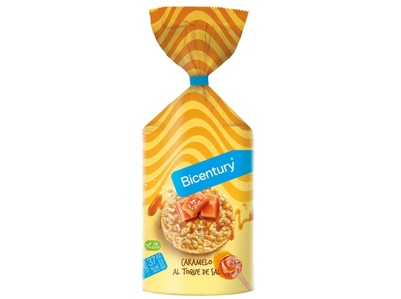 TORTITAS BICENTURY CARAMELO E SAL 134 G