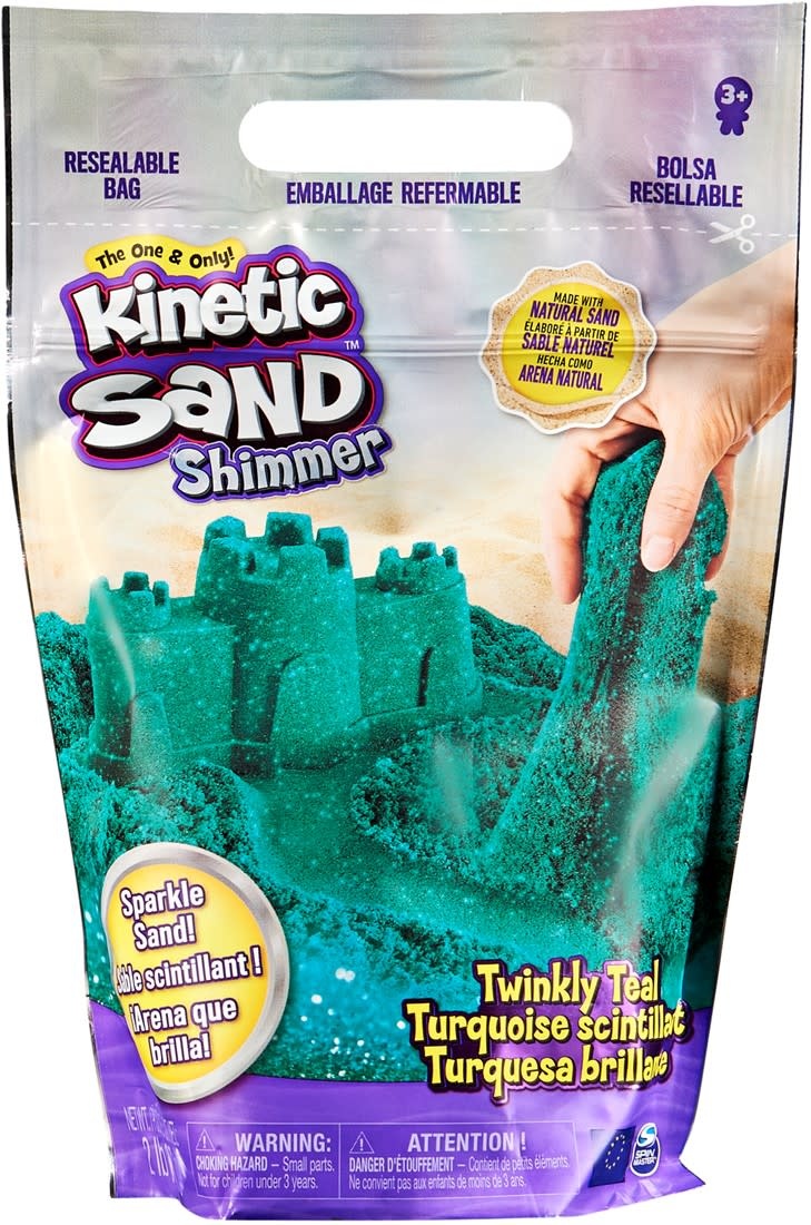 Kinetic Sand Kinetic Sand - Blauwgroen Sprankelend En Glinsterend