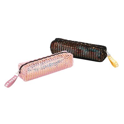 Trousse rectangulaire Electric - 1 compartiment - reflets holographiques - disponible en 2 couleurs - Viquel